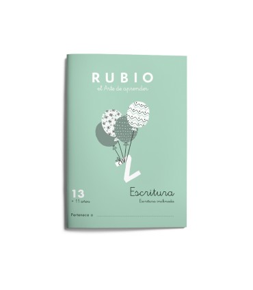 Cuaderno rubio caligrafia nº 13